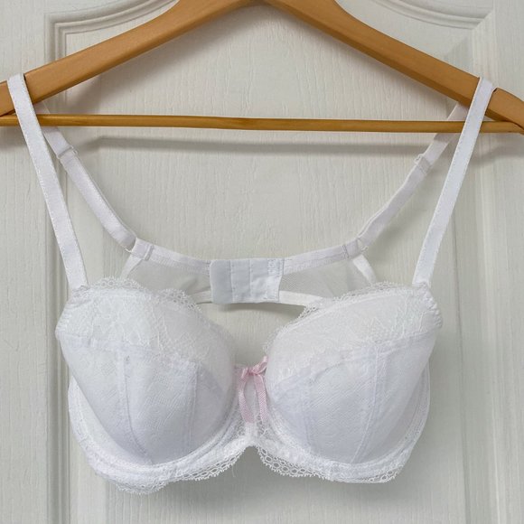 Freya - Fancies - White Padded Half Cup Bra - Picture 6 of 12